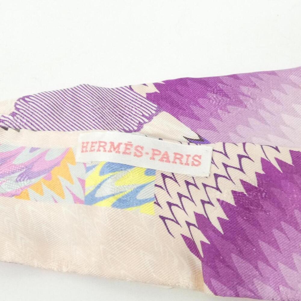 Hermes Twilly Marble Silk Scarf/Muffler 063889S - Picture 3 of 5